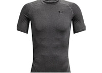 Under Armour Heatgear Compression Short Sleeve T-shirt Carbon Heather/Black
