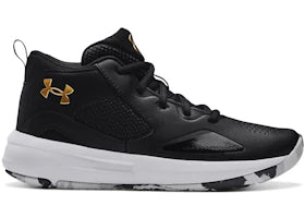 Under Armour Lockdown 5 Black Metallic Gold (GS) - vue 360