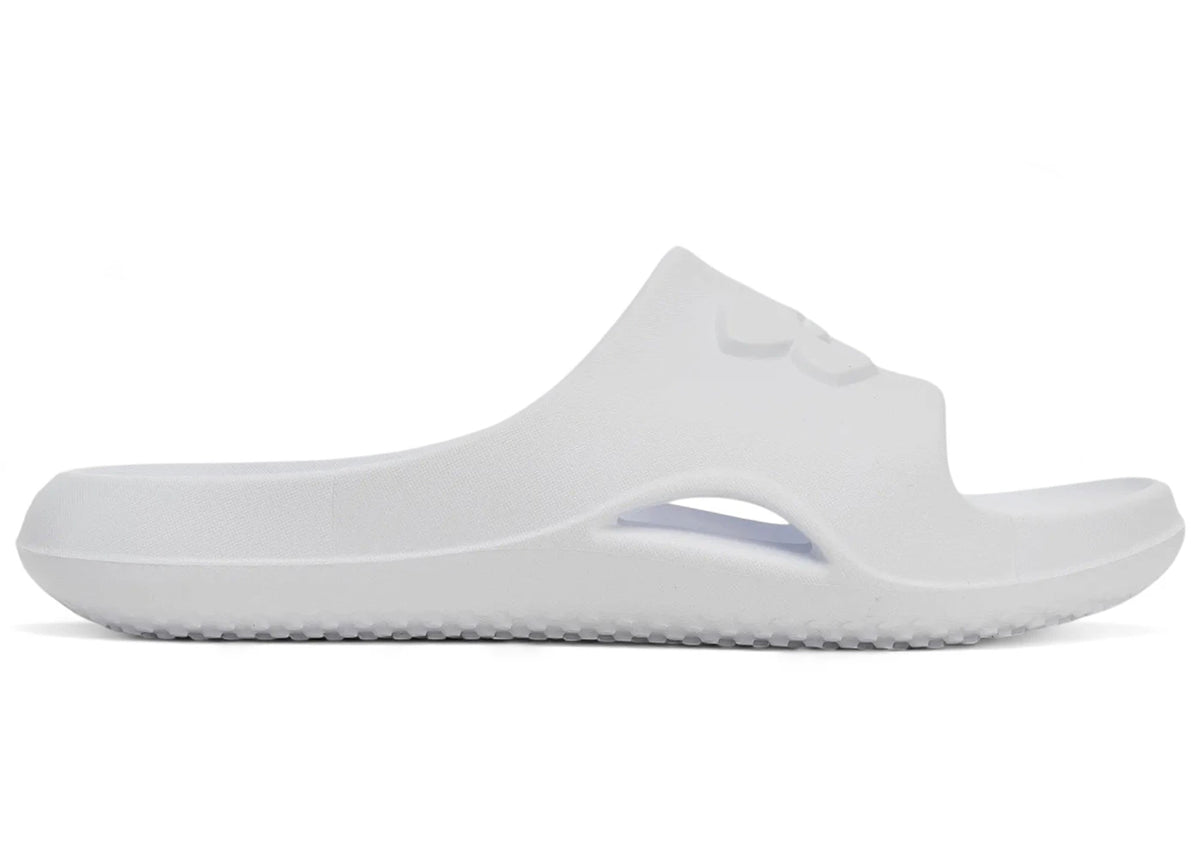 Under Armour Locker V Slide Triple White (Women's) - vue secondaire A