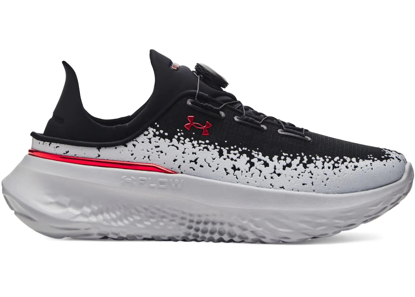 Under Armour SlipSpeed Mega Black Grey Red - vue 360