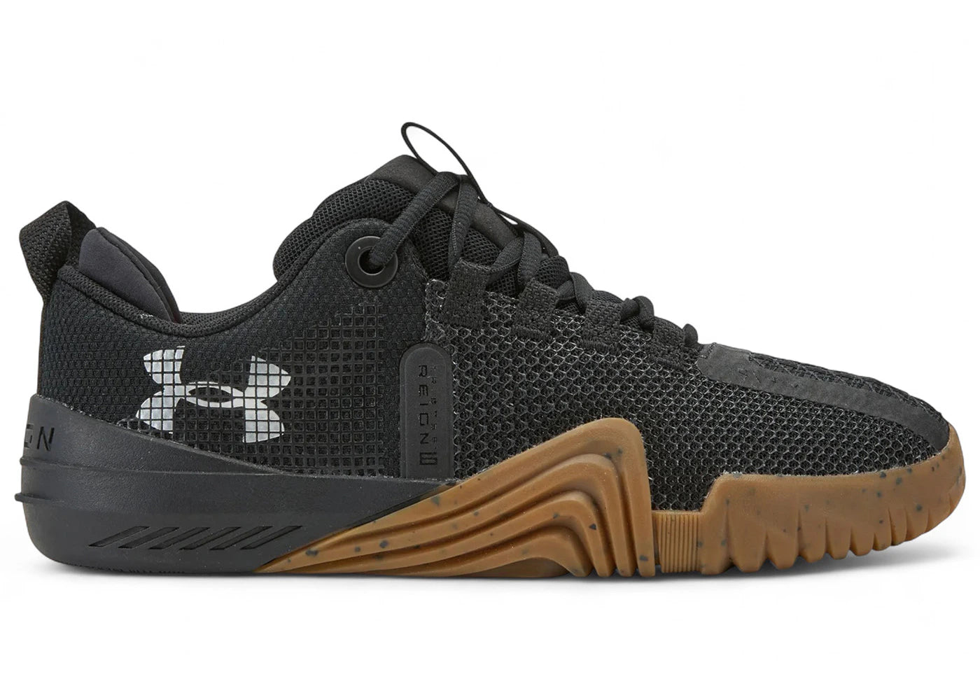 Under Armour Tribase Reign 6 Black Anthratice Metallic Silver - vue secondaire A