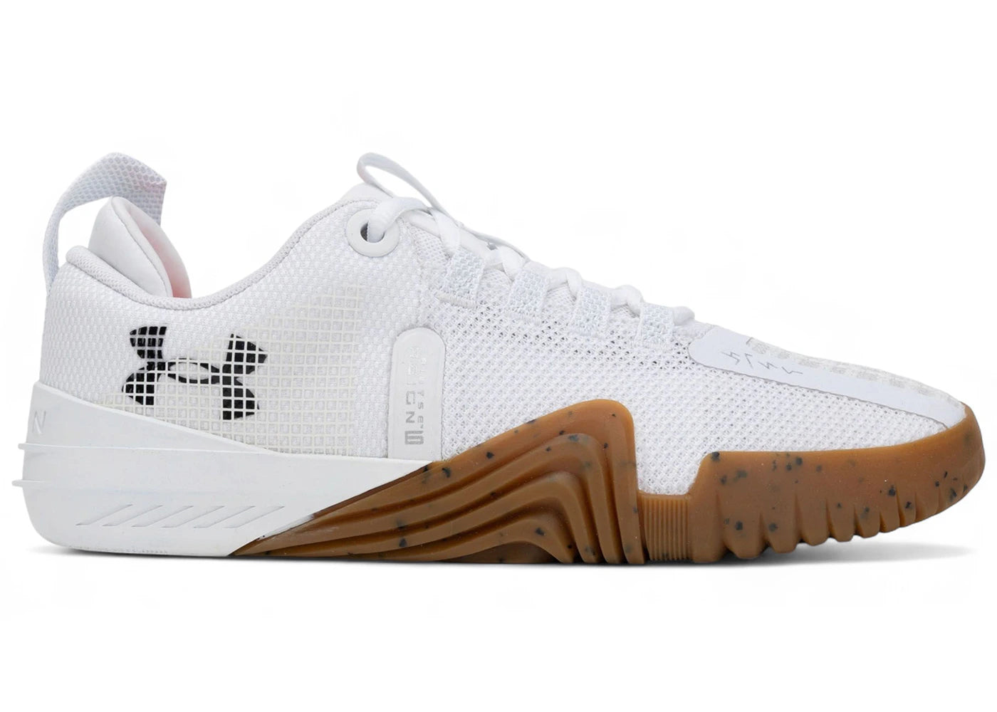 Under Armour Tribase Reign 6 White Distant Grey Black - vue 360