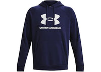 Under Armour UA Rival Fleece Logo Hoodie Midnight Navy/White
