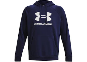 Under Armour UA Rival Fleece Logo Hoodie Midnight Navy/White