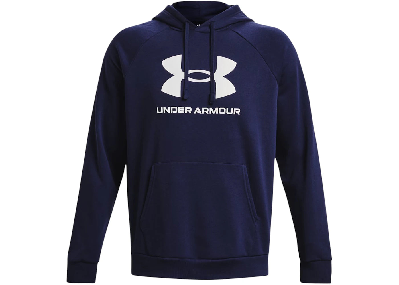 Under Armour UA Rival Fleece Logo Hoodie Midnight Navy/White - vue secondaire A