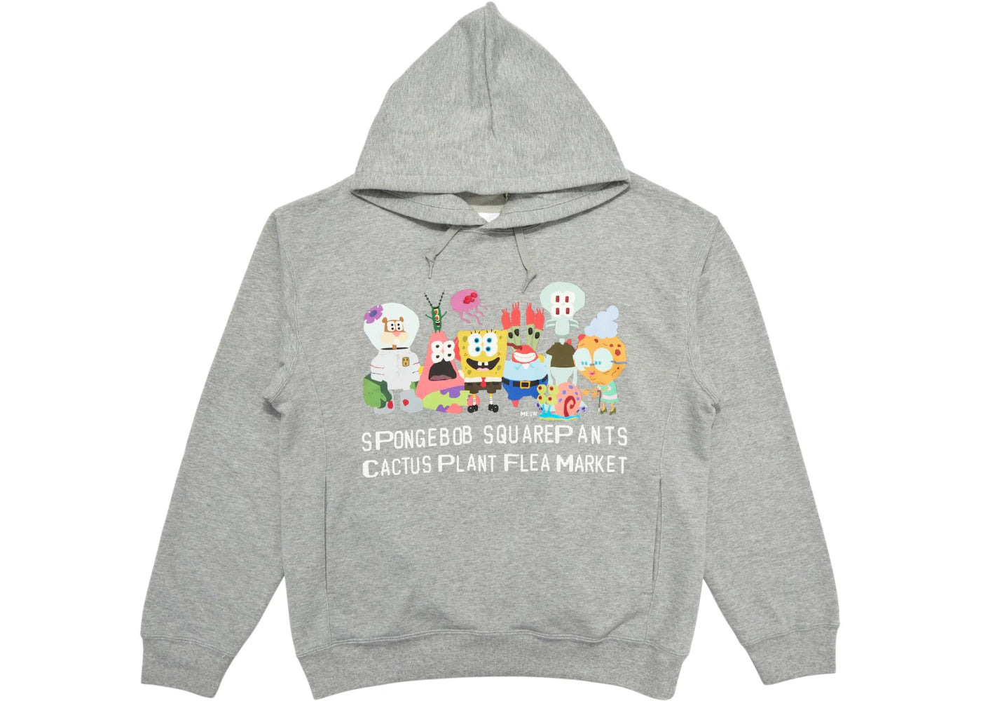 Uniqlo x CPFM Spongebob Squarepants Hoodie Gray - vue 360