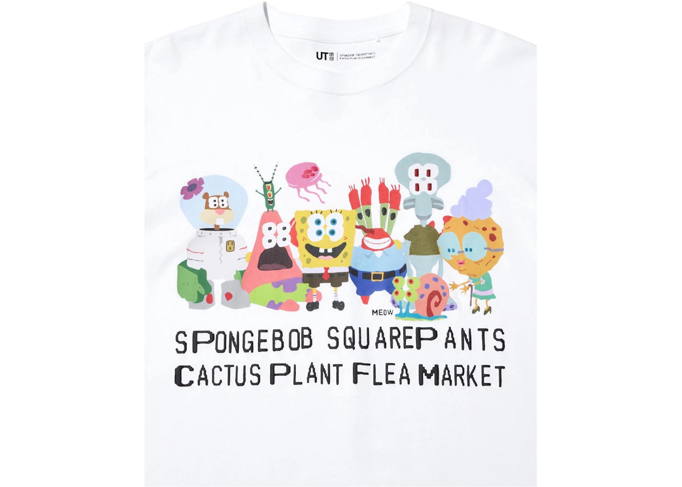 Uniqlo x CPFM Spongebob Squarepants UT Graphic II T-Shirt White - vue secondaire B