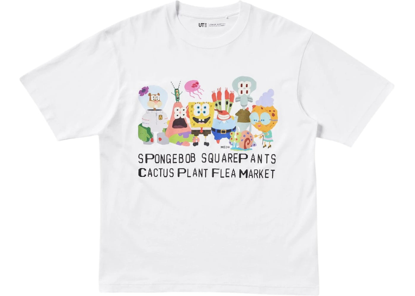 Uniqlo x CPFM Spongebob Squarepants UT Graphic II T-Shirt White - vue secondaire A