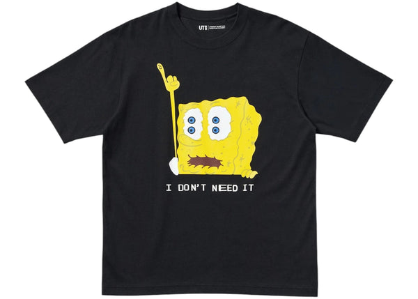 Uniqlo x CPFM Spongebob Squarepants UT Graphic T-Shirt Black sneakers - authentic Uniqlo shoes