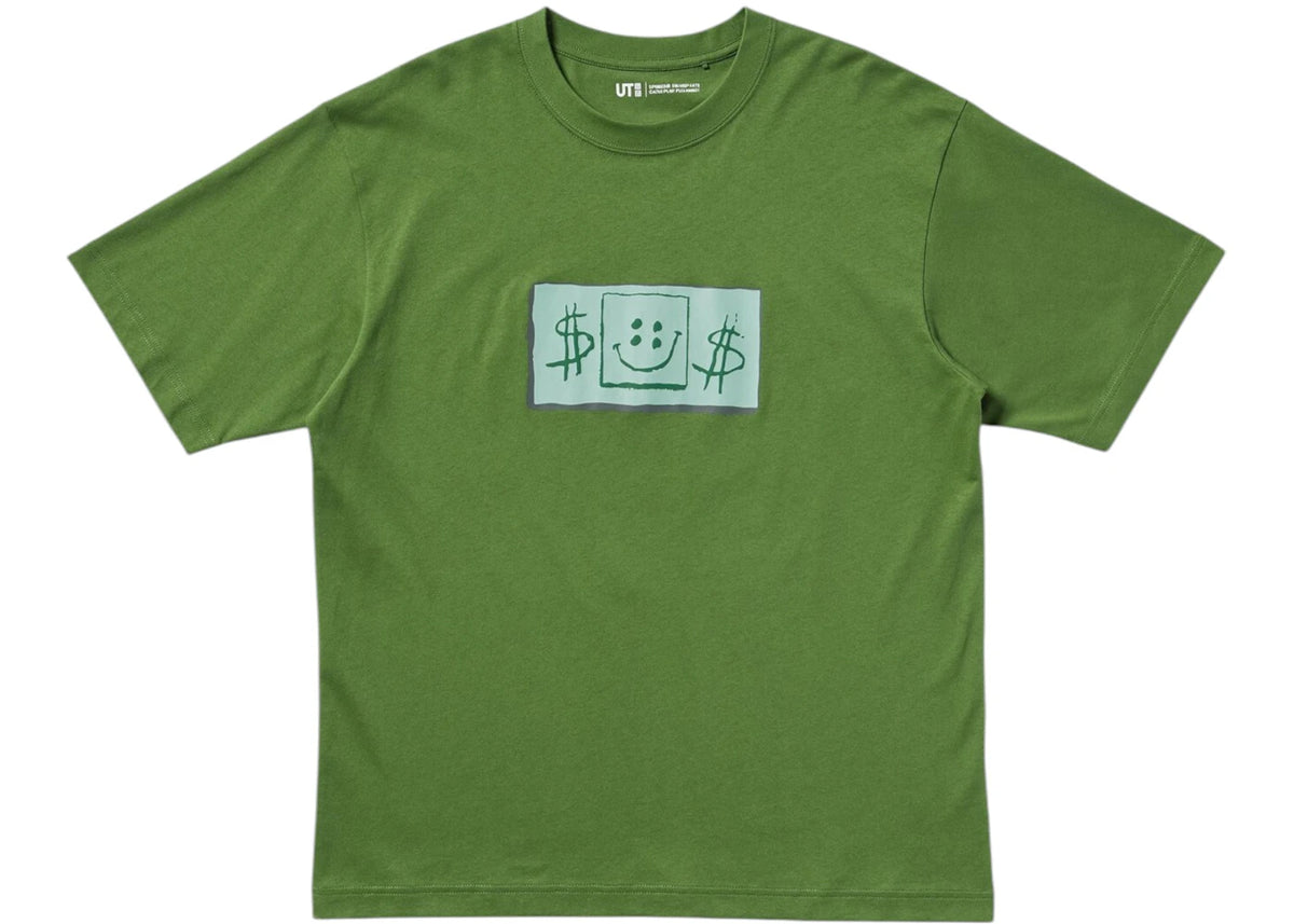 Uniqlo x CPFM Spongebob Squarepants UT Graphic T-Shirt Olive - vue 360