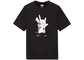 Uniqlo x Daniel Arsham x Pokemon Pikachu Tee Black - vue 360