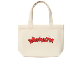 Uniqlo x KAWS Brooklyn Small Tote Bag Natural - vue 360