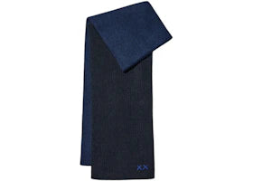 Uniqlo x KAWS Heat Tech Knitted Scarf Navy - vue 360