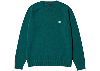 Uniqlo x KAWS Lambswool Crewneck Sweater Green - authentic Uniqlo apparel