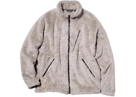Uniqlo x Needles Fleece Jacket (Asia Sizing) Beige - vue 360