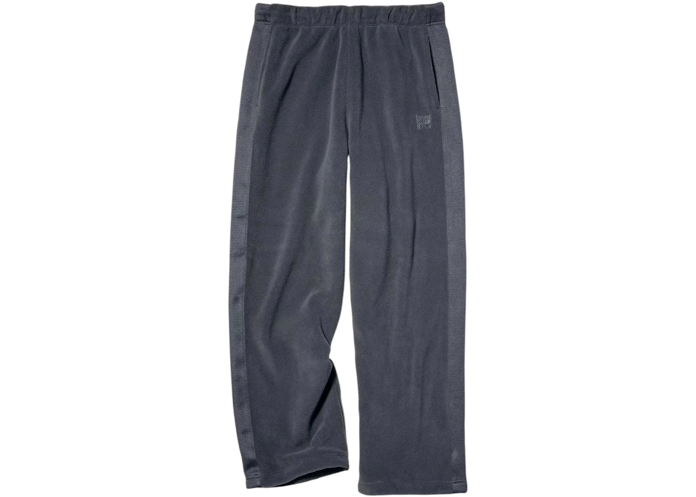 Uniqlo x Needles Fleece Wide Pants Dark Grey - vue 360