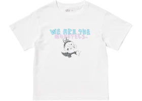 Uniqlo x POP MART THE MONSTERS Kids UT Graphic T-Shirt White - vue 360