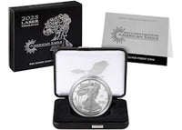 United States Mint 2025 Laser Engraved American Eagle One Ounce Silver Proof Coin Coin West Point (W)