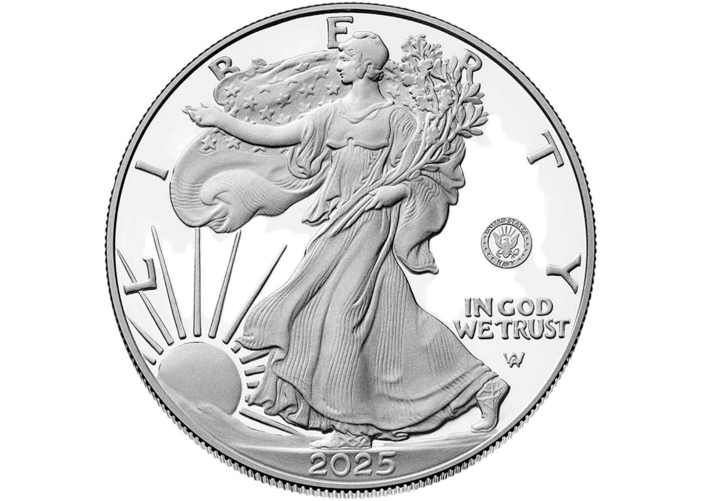 United States Mint 250th Anniversary United States Navy American Eagle One Ounce Silver Proof Coin San Francisco (S)