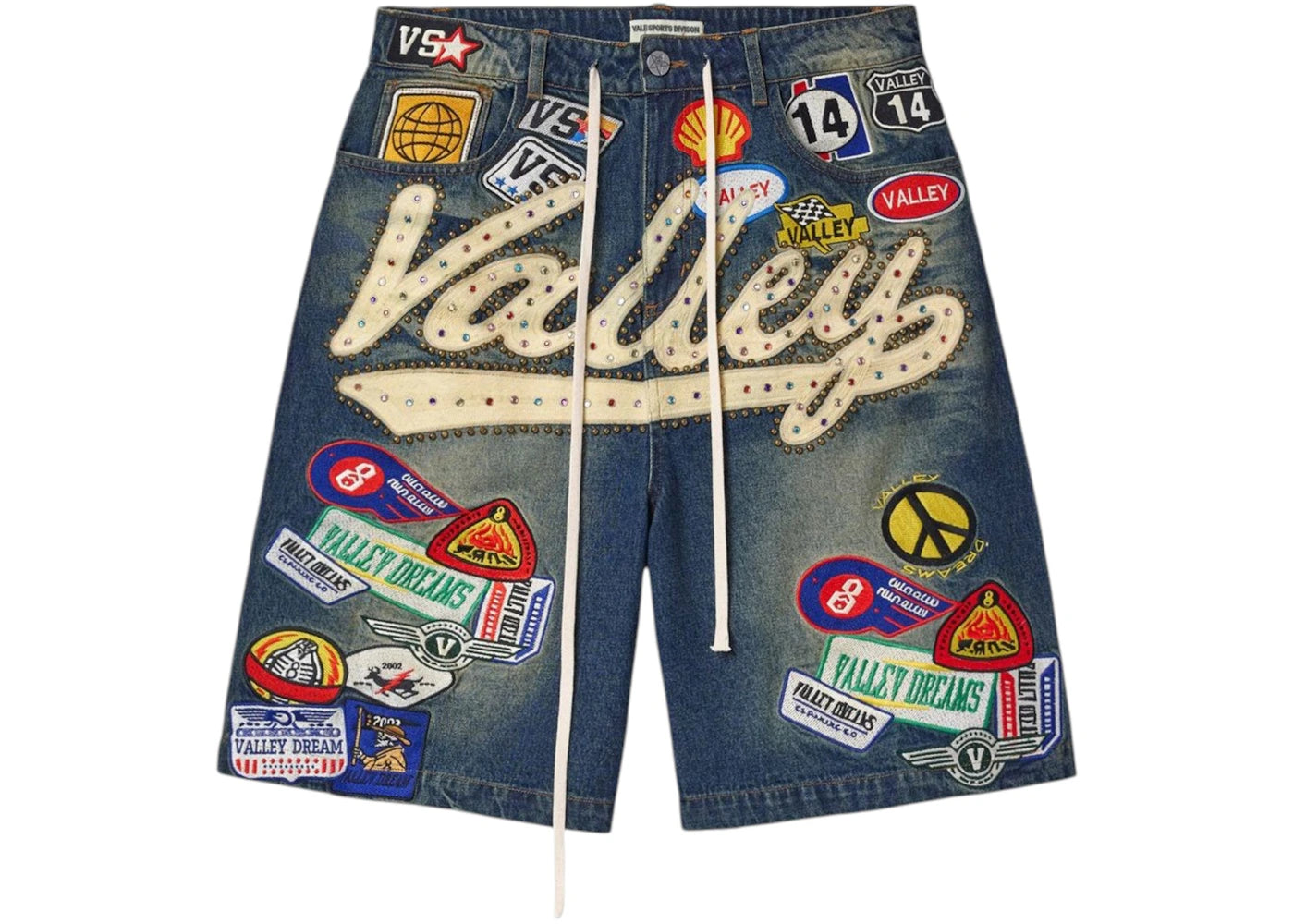 Vale Forever 1980s Jorts Mid Wash - vue 360