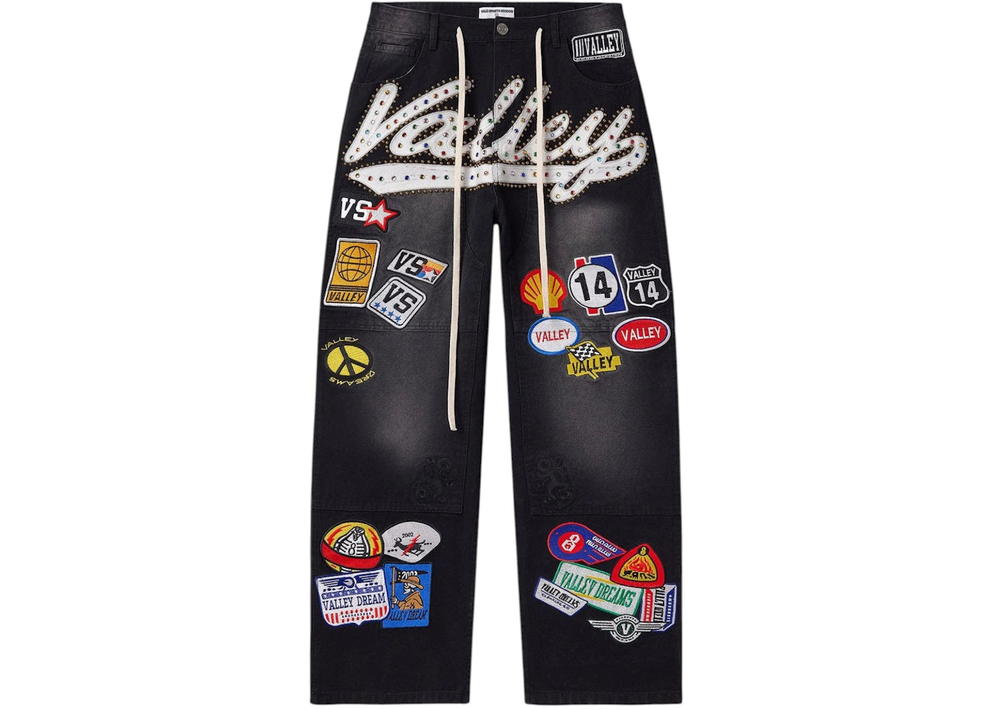 Vale Forever 1980's Painters Pant Black - vue secondaire A