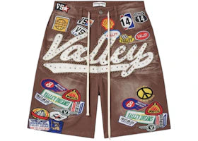 Vale Forever Brown 1980's Jorts Red/Wash