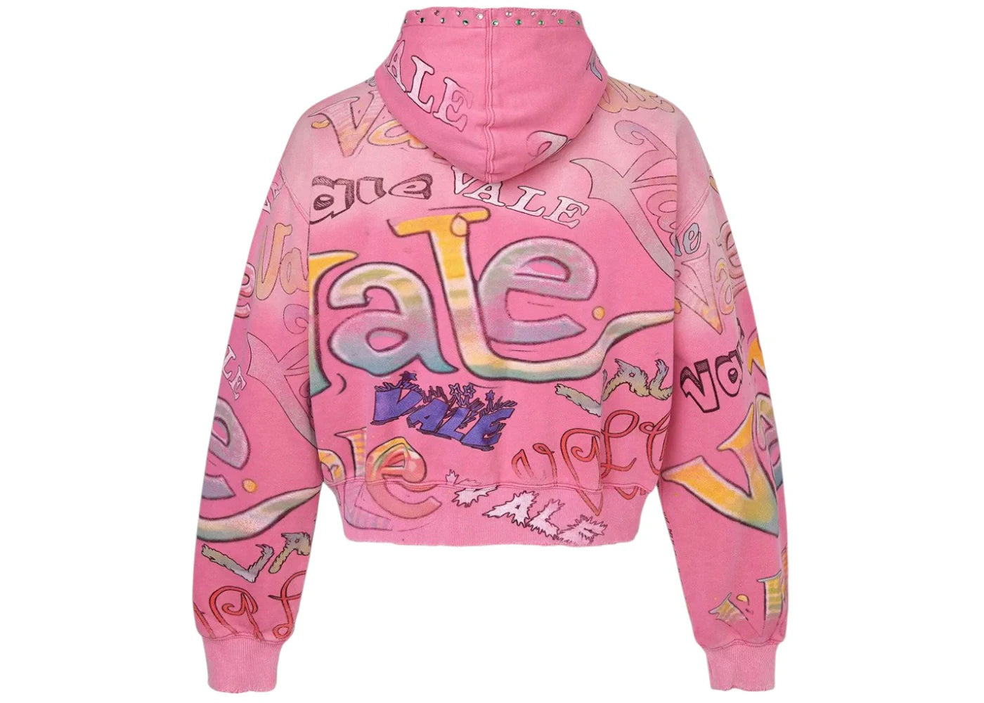 Vale Forever Bubblegum Zip Up Hoodie Pink - vue secondaire A