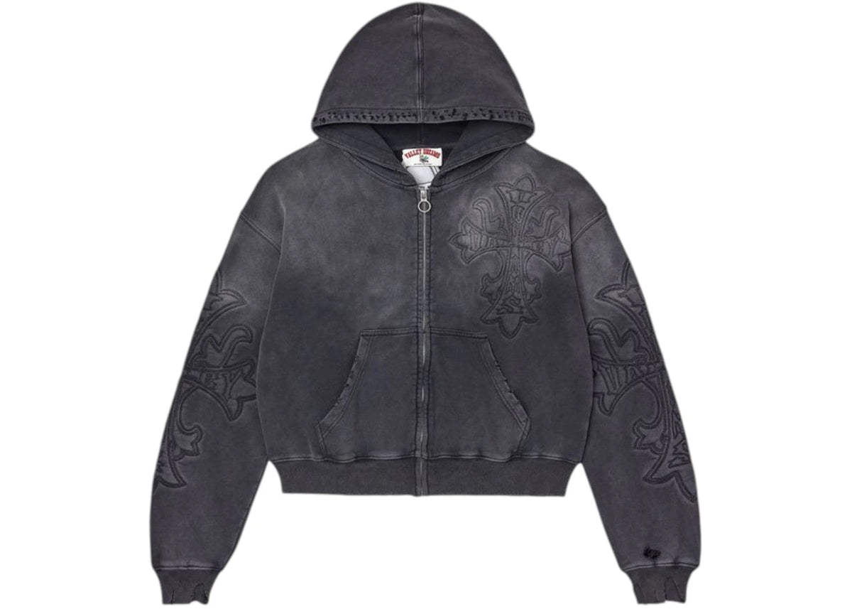 Vale Forever Carver Zip Up Hoodie Black - vue 360