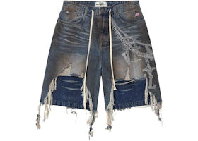 Vale Forever Chain Shorts Blue - vue 360