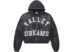 Vale Forever Classico Zip Up Hoodie Black - vue 360