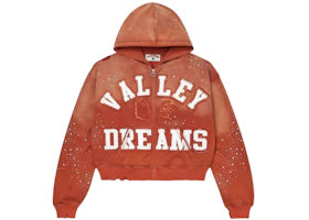 Vale Forever Classico Zip Up Hoodie Orange - vue 360