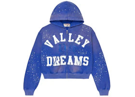 Vale Forever Classico Zip Up Hoodie Sapphire
