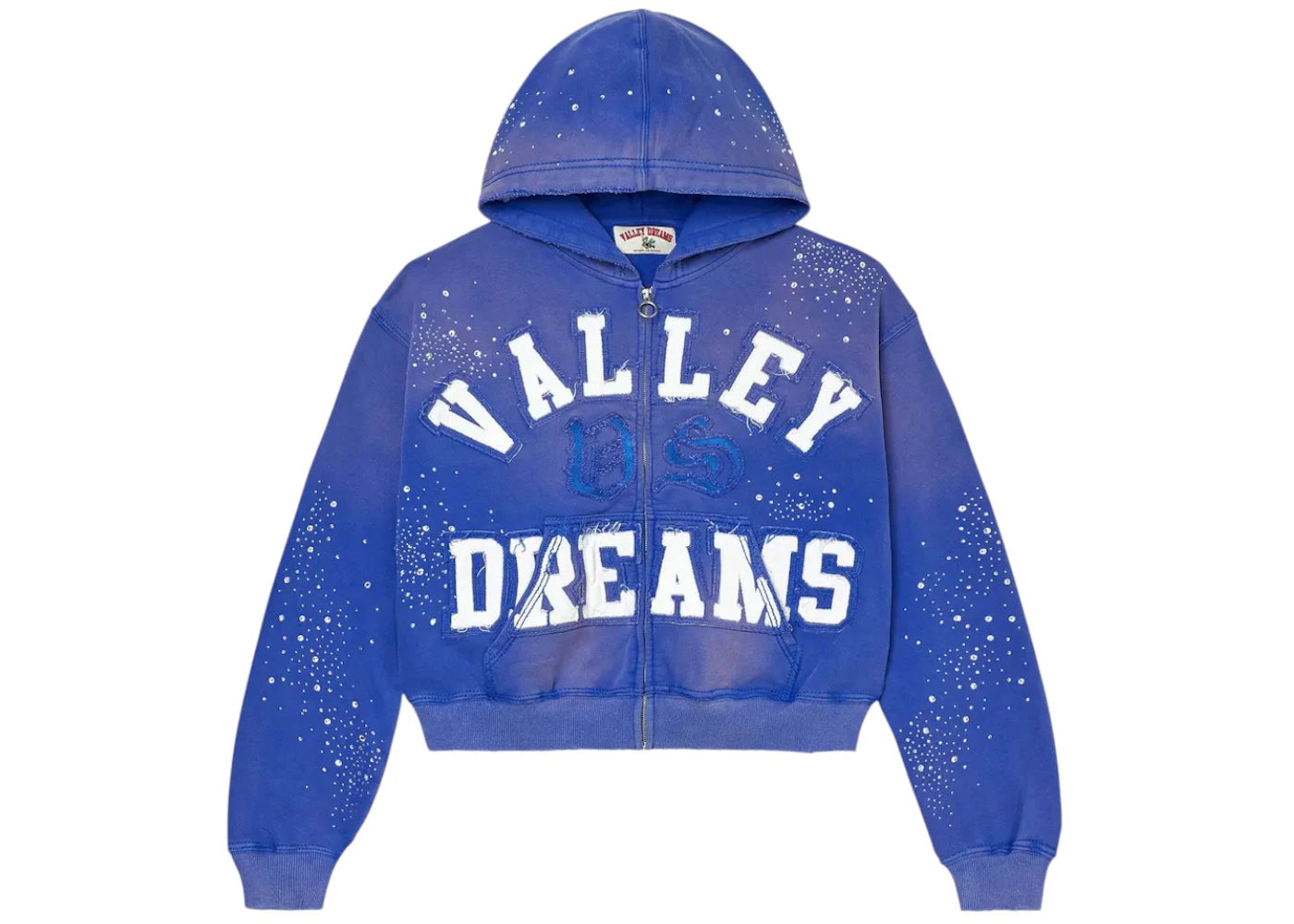 Vale Forever Classico Zip Up Hoodie Sapphire - vue secondaire A