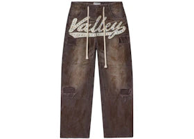 Vale Forever Cocoa Painters Denim Jeans Stone Washed