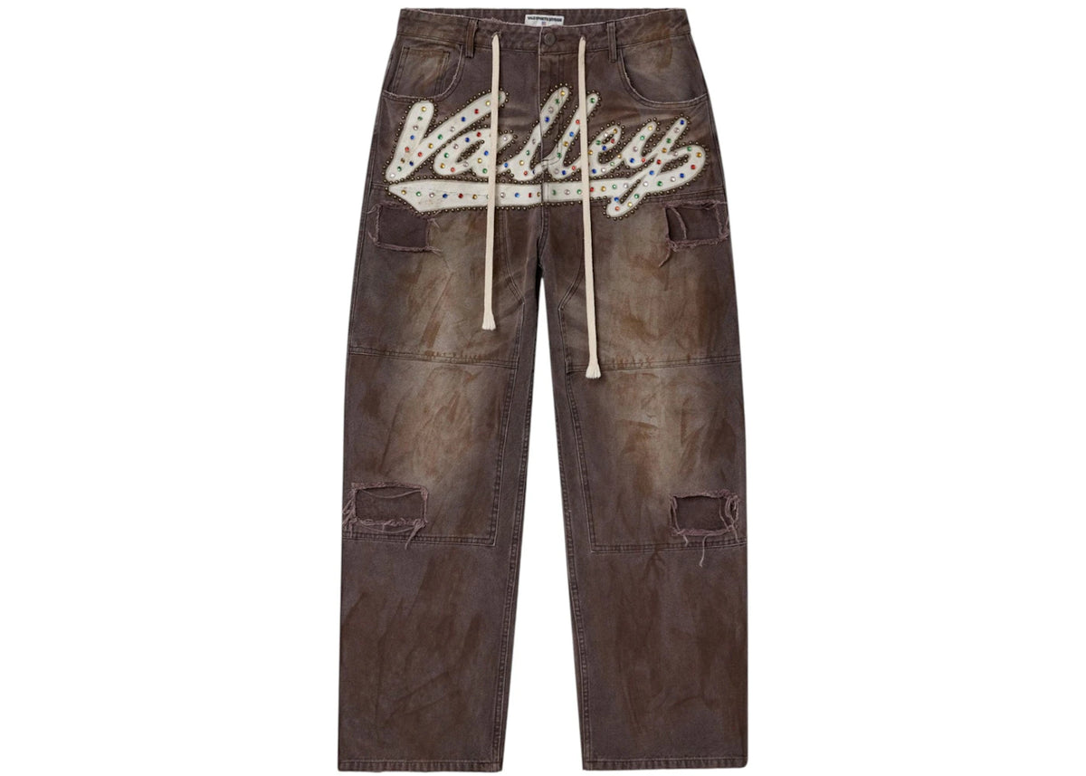 Vale Forever Cocoa Painters Denim Jeans Stone Washed - vue secondaire A