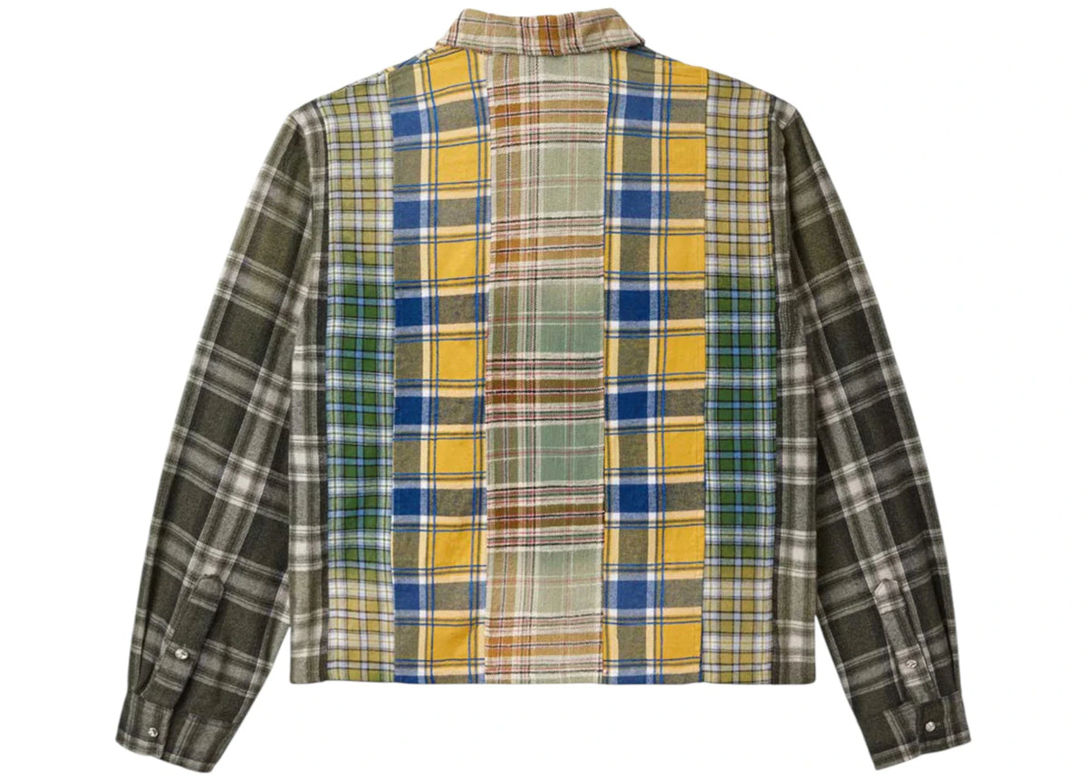 Vale Forever Earth Day L/S Flannel Green/Patchwork - vue secondaire B
