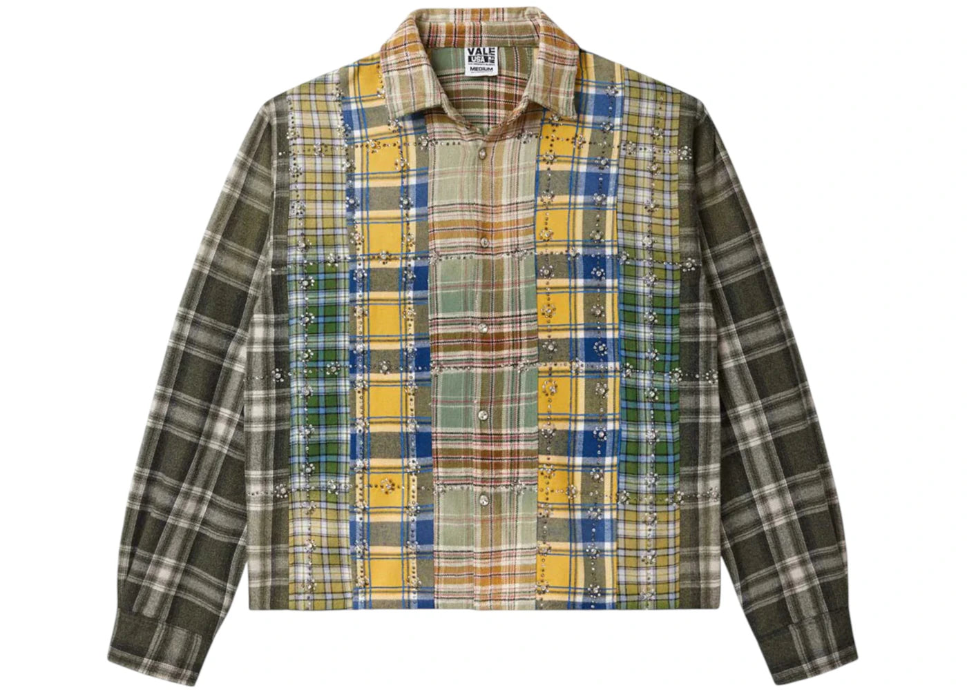 Vale Forever Earth Day L/S Flannel Green/Patchwork - vue secondaire A