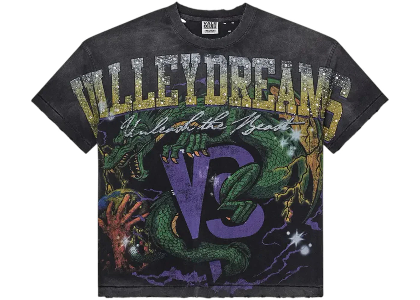 Vale Forever Enter The Dragon Tee Black - vue 360