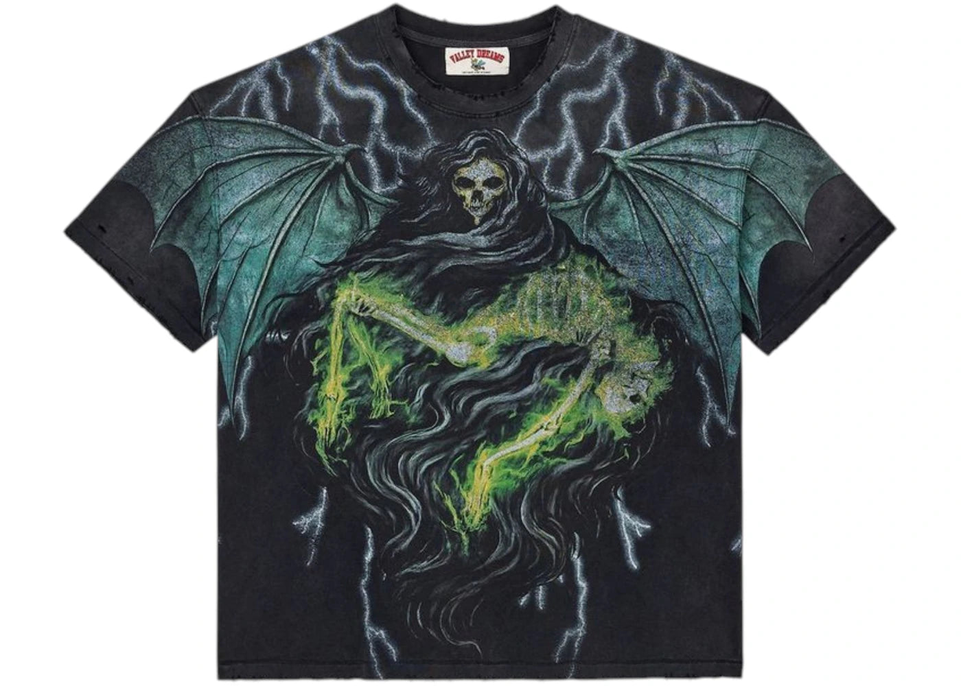 Vale Forever Grim Big T-shirt Black - vue 360