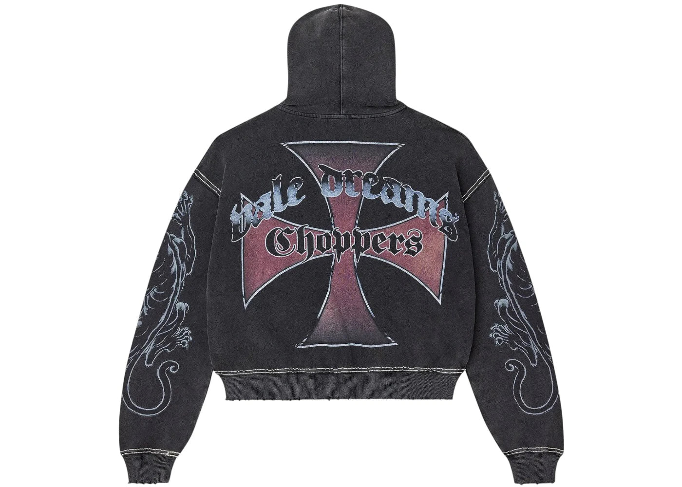 Vale Forever Hardy Boyz Zip Up Hoodie Black - vue secondaire B