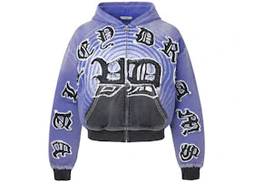 Vale Forever Hypnoytiq Zip Up Hoodie Blue