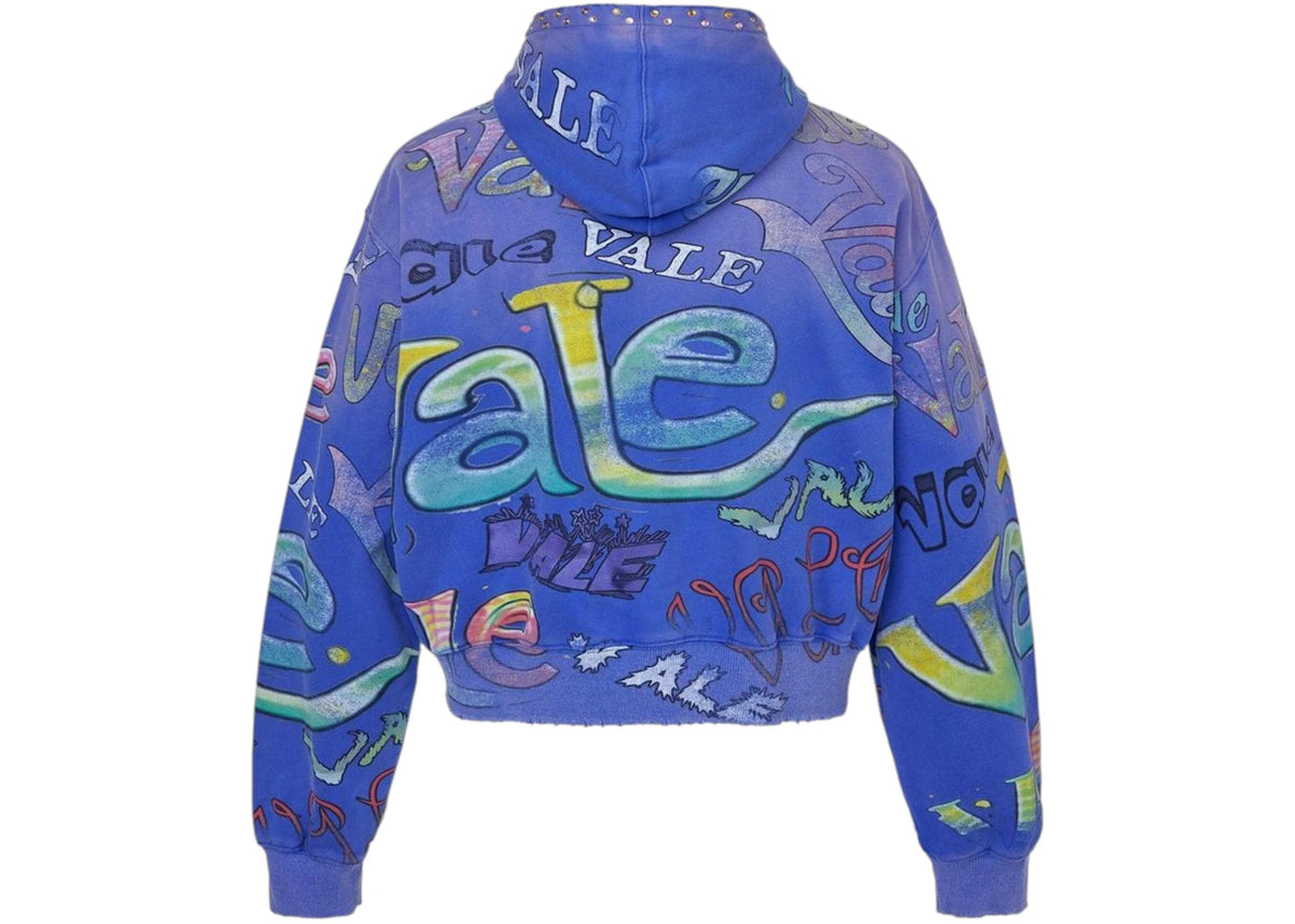 Vale Forever Iceberg Zip Up Hoodie Blue - vue secondaire B