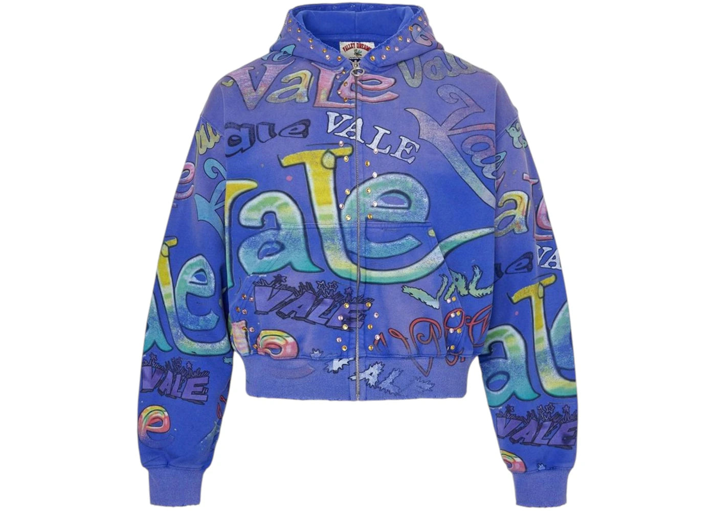 Vale Forever Iceberg Zip Up Hoodie Blue - vue secondaire A