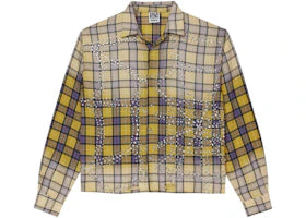 Vale Forever Lemonhead L/S Flannel Yellow/Blue - vue 360
