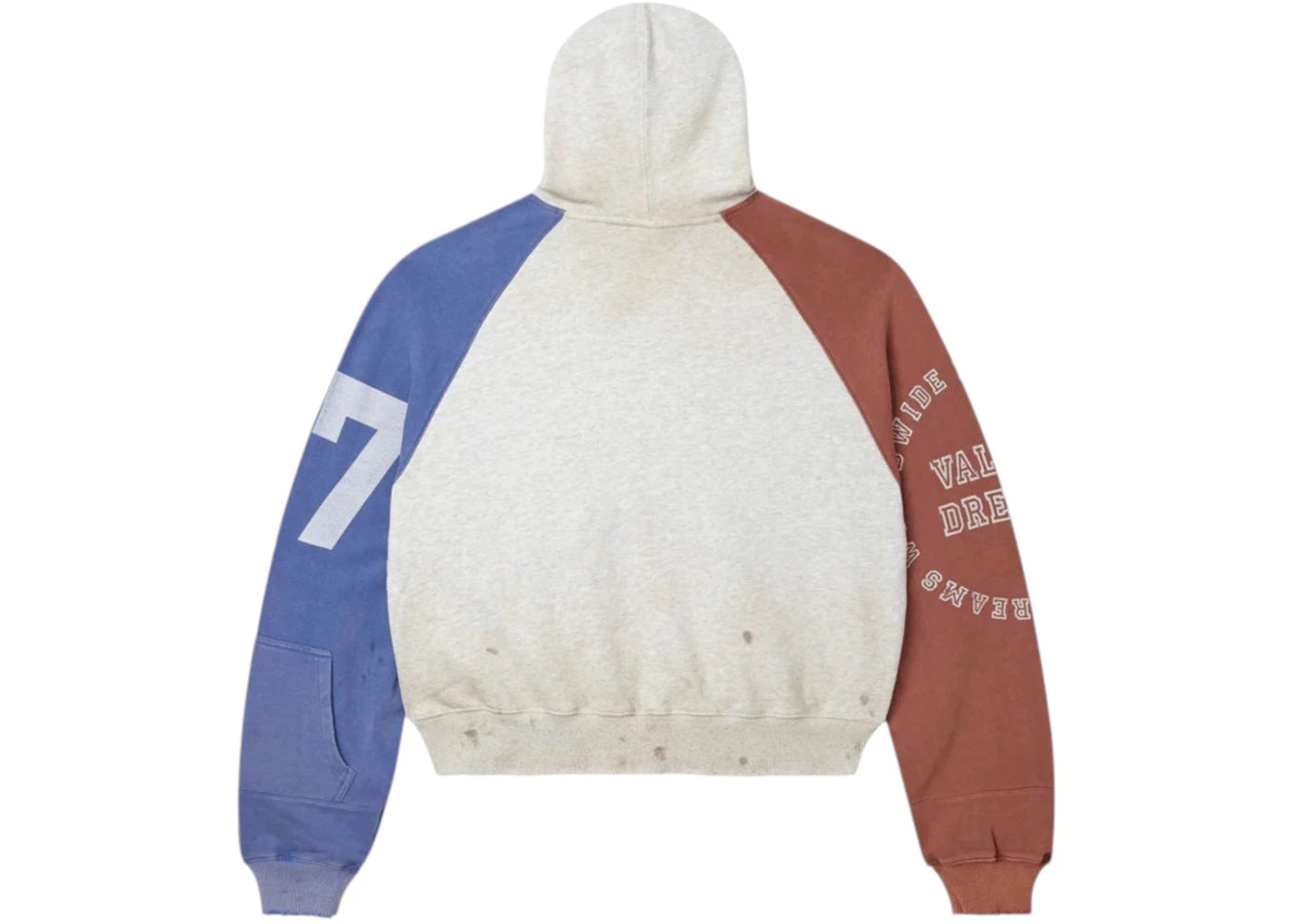 Vale Forever Patriot Chop and Screw Zip Up Hoodie Grey - vue secondaire B