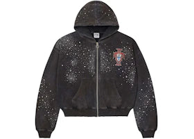 Vale Forever Pluto Cluster Zip Up Hoodie Black - vue 360