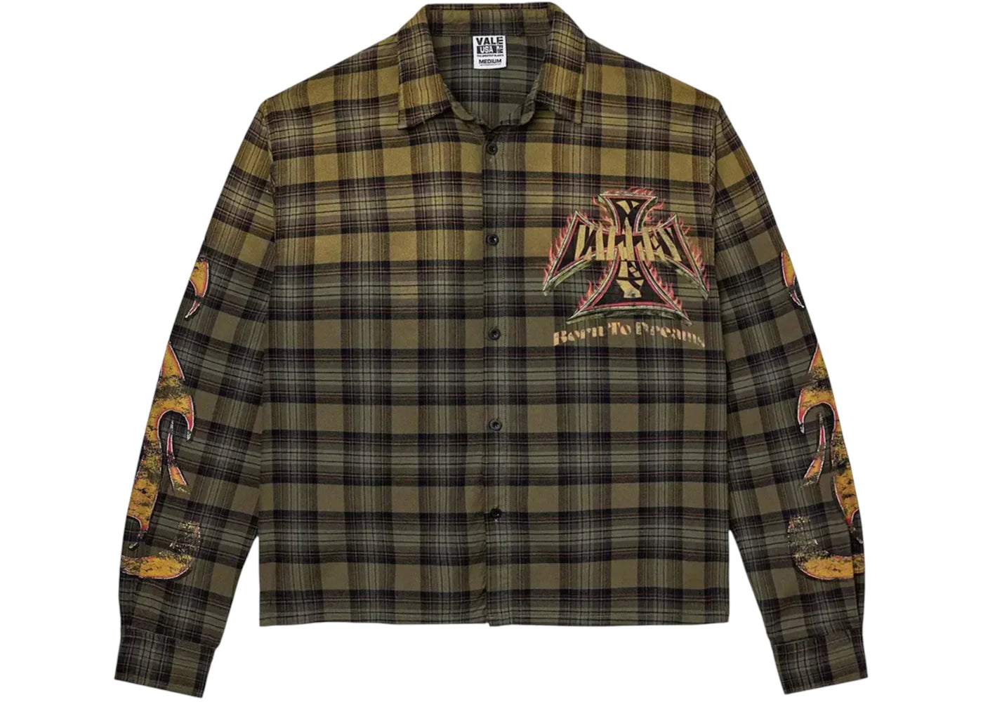 Vale Forever Reborn Flannel Green - vue secondaire A
