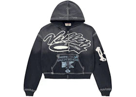 Vale Forever Religion Zip Up Top Black - authentic Vale Forever product