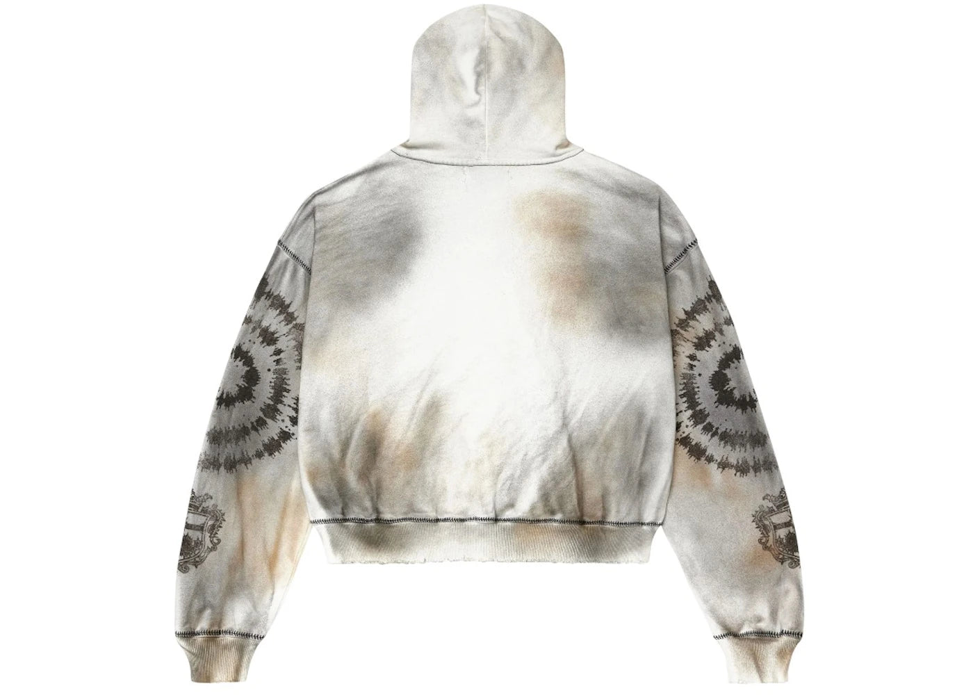 Vale Forever Spiral Zip Up Hoodie Ash Grey - vue secondaire B