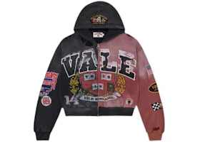 Vale Forever Two Face Zip Up Hoodie Red/Black